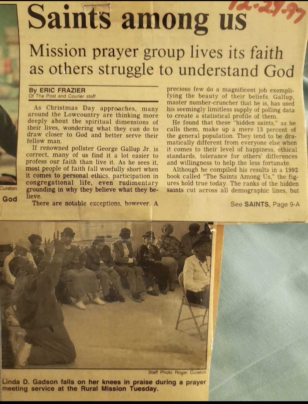 Oil Company, Big Mama Oil Linda Gadson in local newspaper.